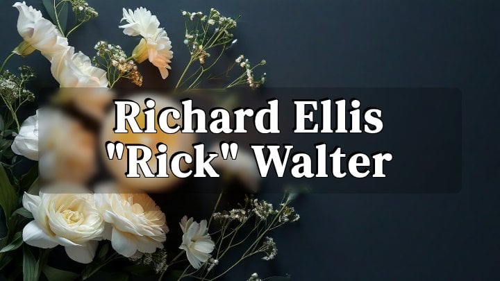 Richard Ellis "Rick" Walter, Columbus, IN